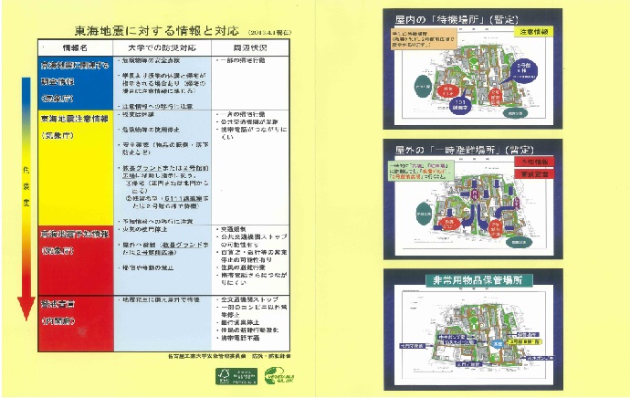 東海地震に対する情報と対応ポスター