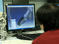 平成22年秋期3Dモデリング実習風景