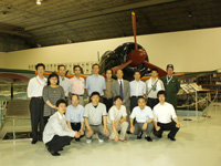 平成23年6月 三菱重工小牧南工場資料室(0戦)見学会