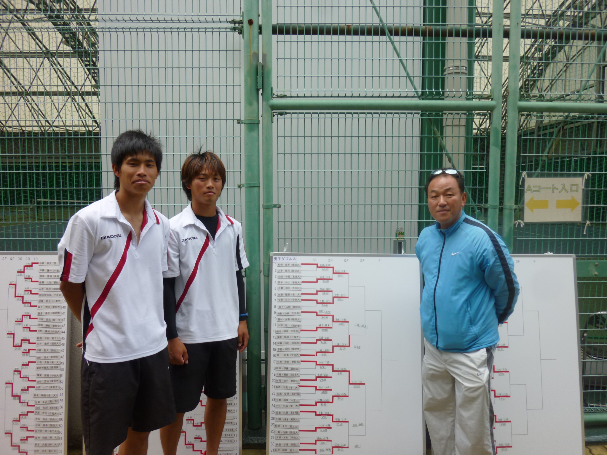 硬式テニス部田中 稲熊ペアインカレ出場決定 第64回東海学生春季テニストーナメントベスト4進出 国立大学法人名古屋工業大学