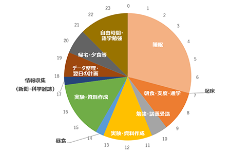 ある1日のスケジュール