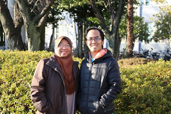 Mr. Muhammad Syukuri’s mother visited NITech in January 2015