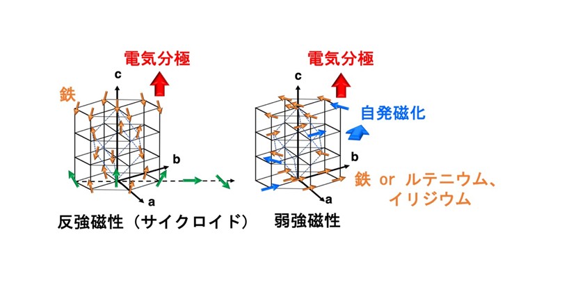 複数元素置換で鉄酸ビスマスに新しい機能を付与 ―コンデンサと磁石の性質に加え、室温での負熱膨張を発現―