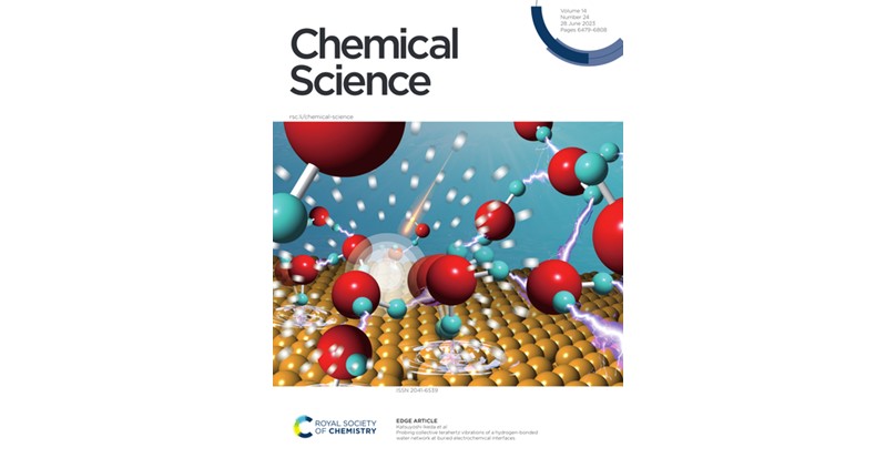 A joint research paper by the Ikeda Lab and Ogata Lab published with the Inside Front Cover in Chemical Science